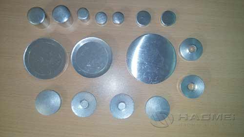 Circle aluminum alloy slug alloy disc